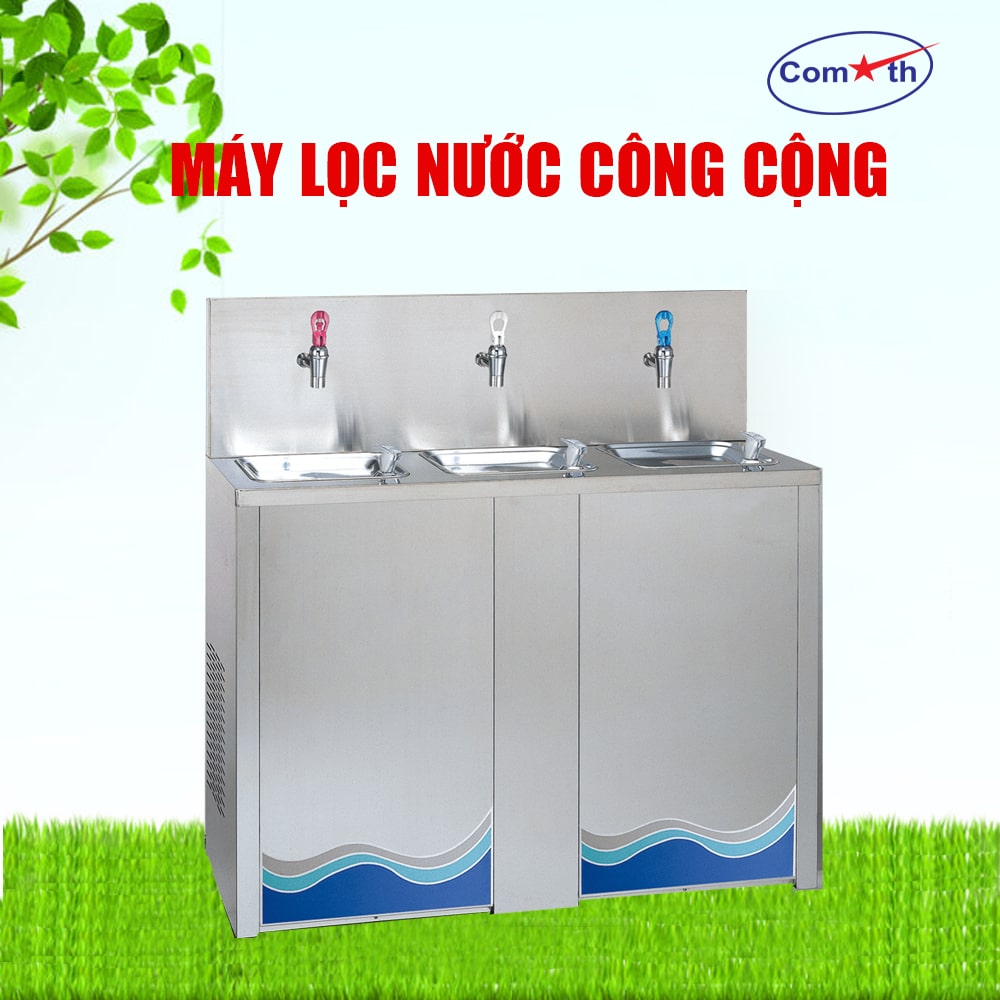 máy lọc nước công cộng công suất lớn phục vụ khu công nghiệp, cơ quan, xí nghiệp, bệnh viện, sân ga...