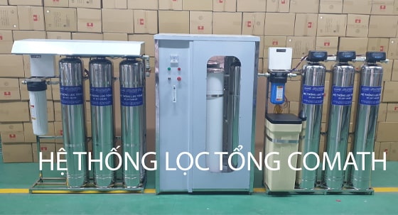 Hệ thống lọc thô tổng đầu nguồn xử lý nước ôi nhiễm sắt phèn canxi