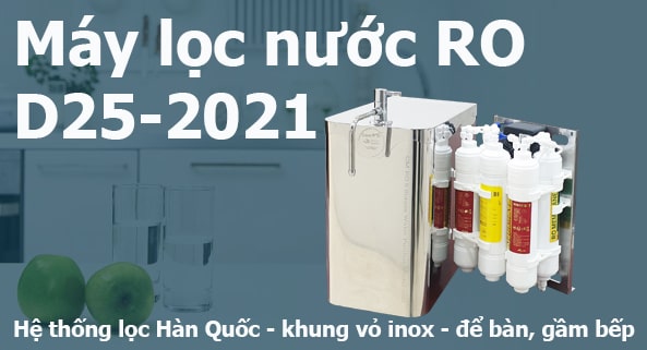 máy lọc nước để bàn, gầm tủ bếp