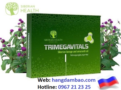 Trimegavitals. Siberian borage and amaranth oil 