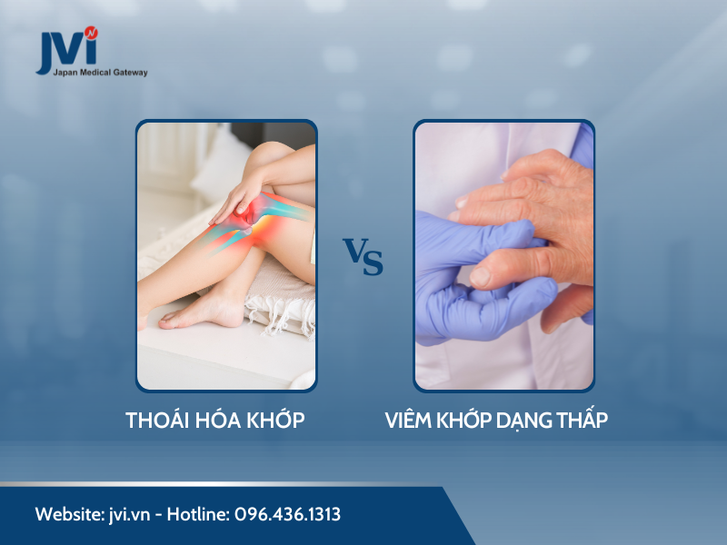 PHÂN BIỆT THOÁI HÓA KHỚP VÀ VIÊM KHỚP DẠNG THẤP