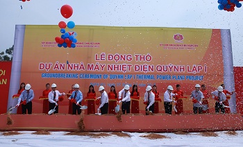Khởi công máy nhiệt điện Quỳnh Lập 1 tại Nghệ An
