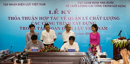 EVN ký kết hợp tác quản lý chất lượng công trình xây dựng