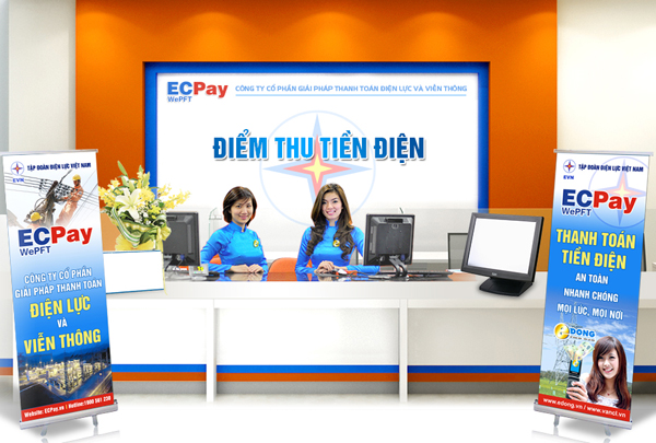 EVN thực hiện đa dạng hình thức thanh toán tiền điện