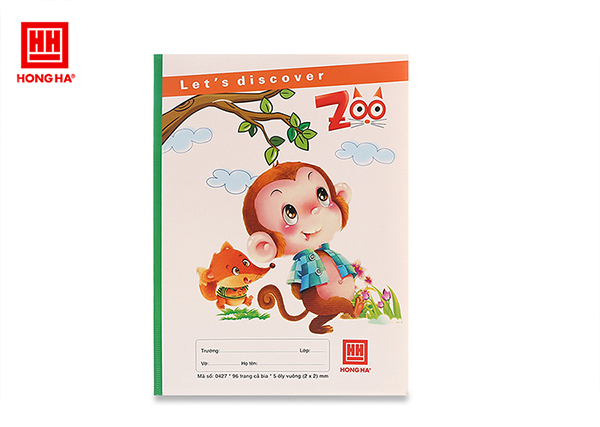 Vở 5 ô ly dùng cho lớp 1