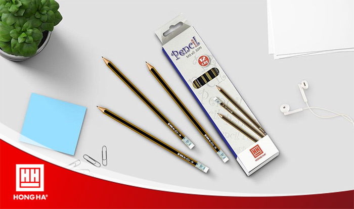 Bút chì gỗ Hồng Hà cho bé vào lớp 1