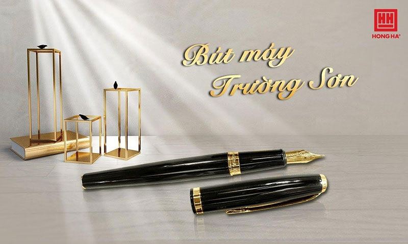 Bút máy cao cấp Hồng Hà thiết kế đẹp mắt, sang trọng hơn hẳn bút máy thường