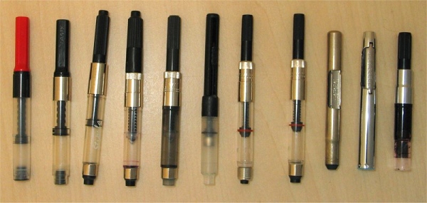 Cách chọn bút máy dựa vào piston của bút