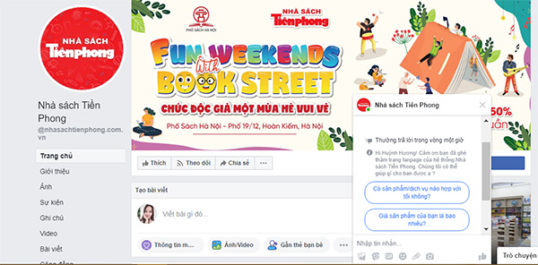 Mua bút Hồng Hà ở nhà sách Tiền Phong