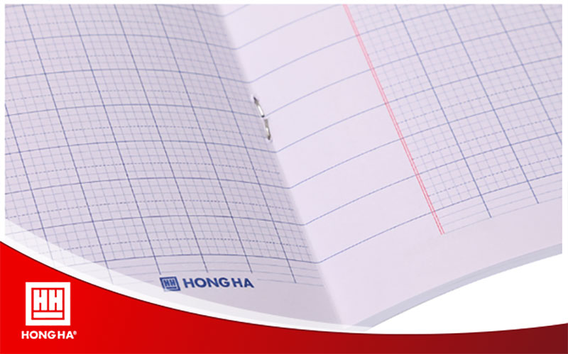 Mẫu giấy 5 ô ly vuông 2 * 2 (mm) dành cho học sinh luyện viết chữ