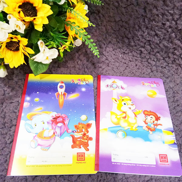 Lớp 1 sử dụng vở Hồng Hà bạn nhỏ