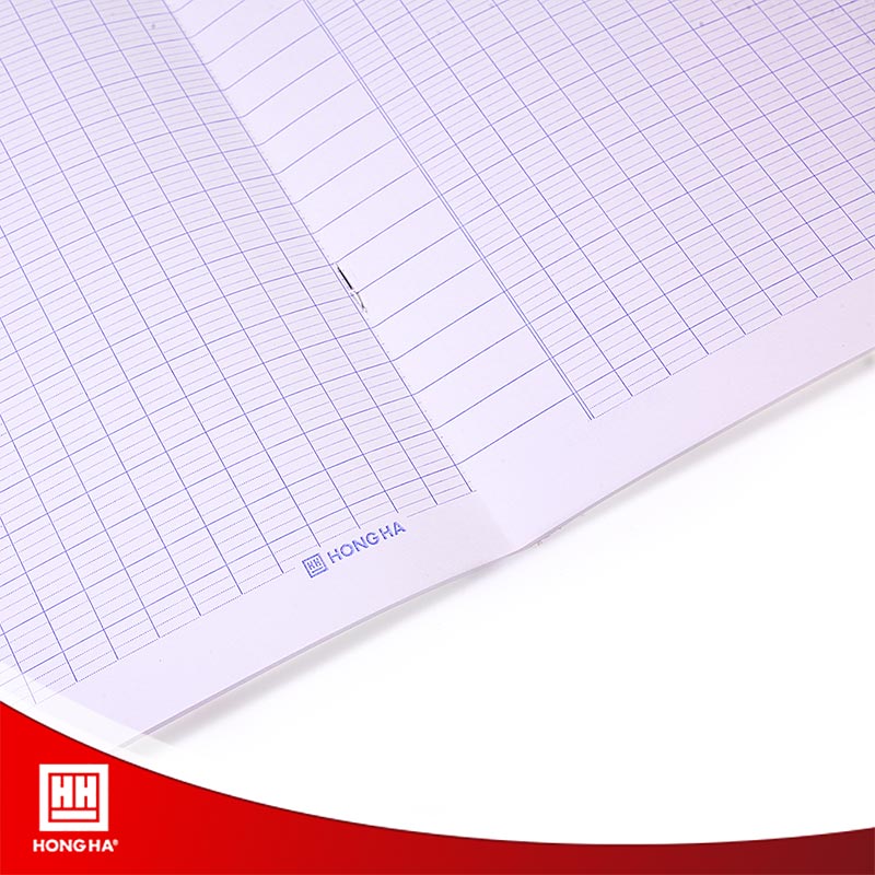 Mẫu giấy ô ly kẻ ngang Hồng Hà Class Paper Color 0426