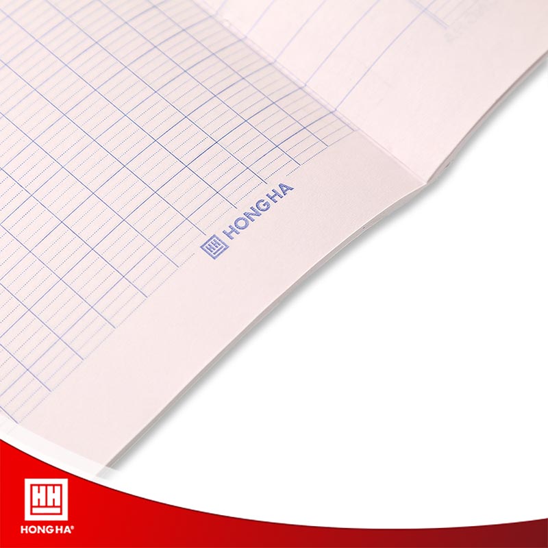 Mẫu giấy ô ly kẻ ngang South Star Monokuro Boo 0735