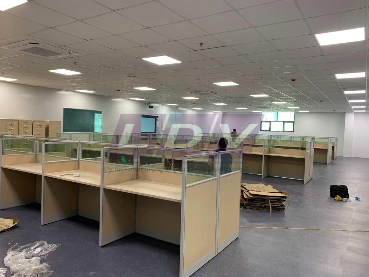 Dự án vách ngăn bàn làm việc - Bắc Giang