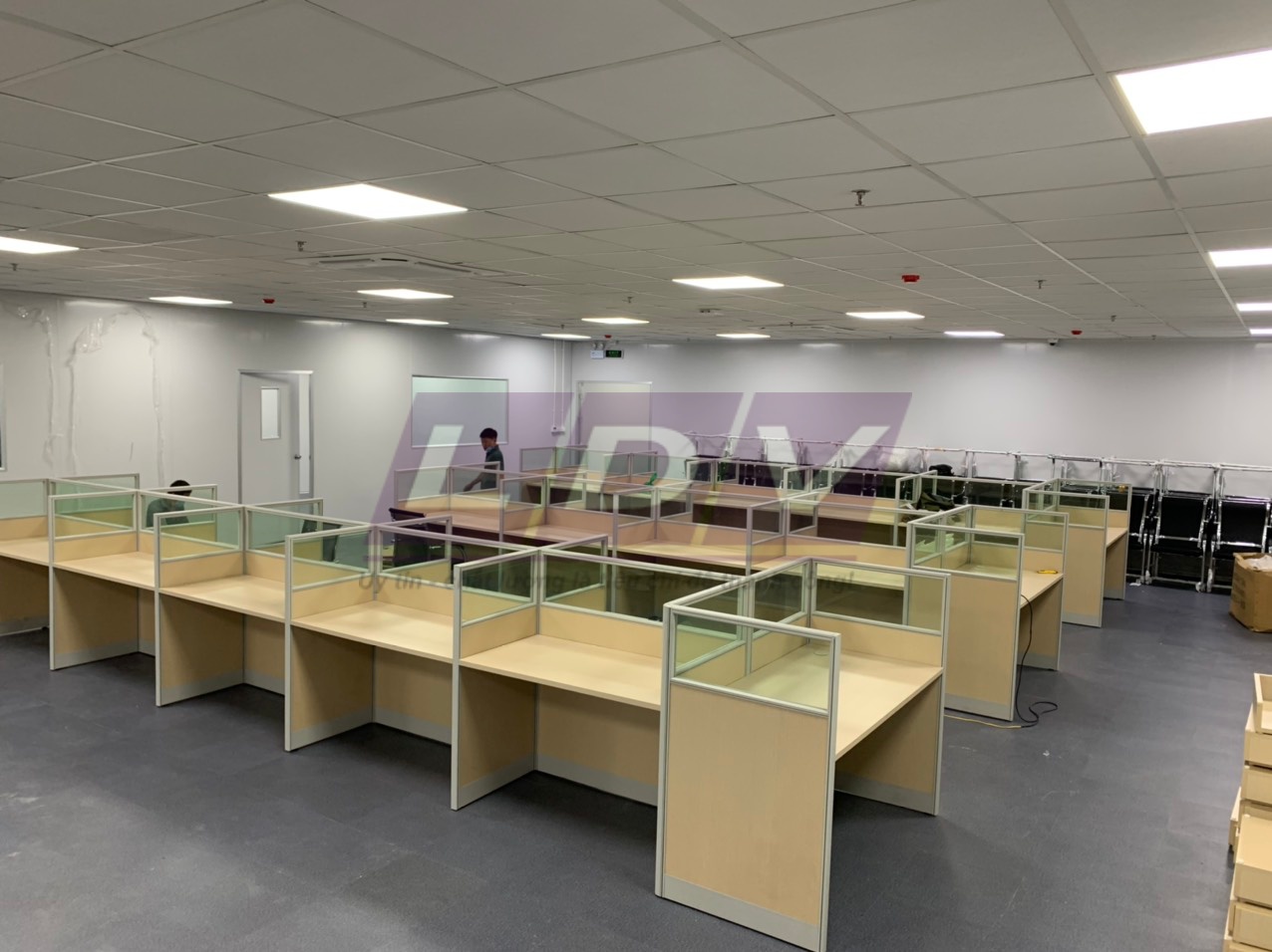 Dự án vách ngăn bàn làm việc - Bắc Giang