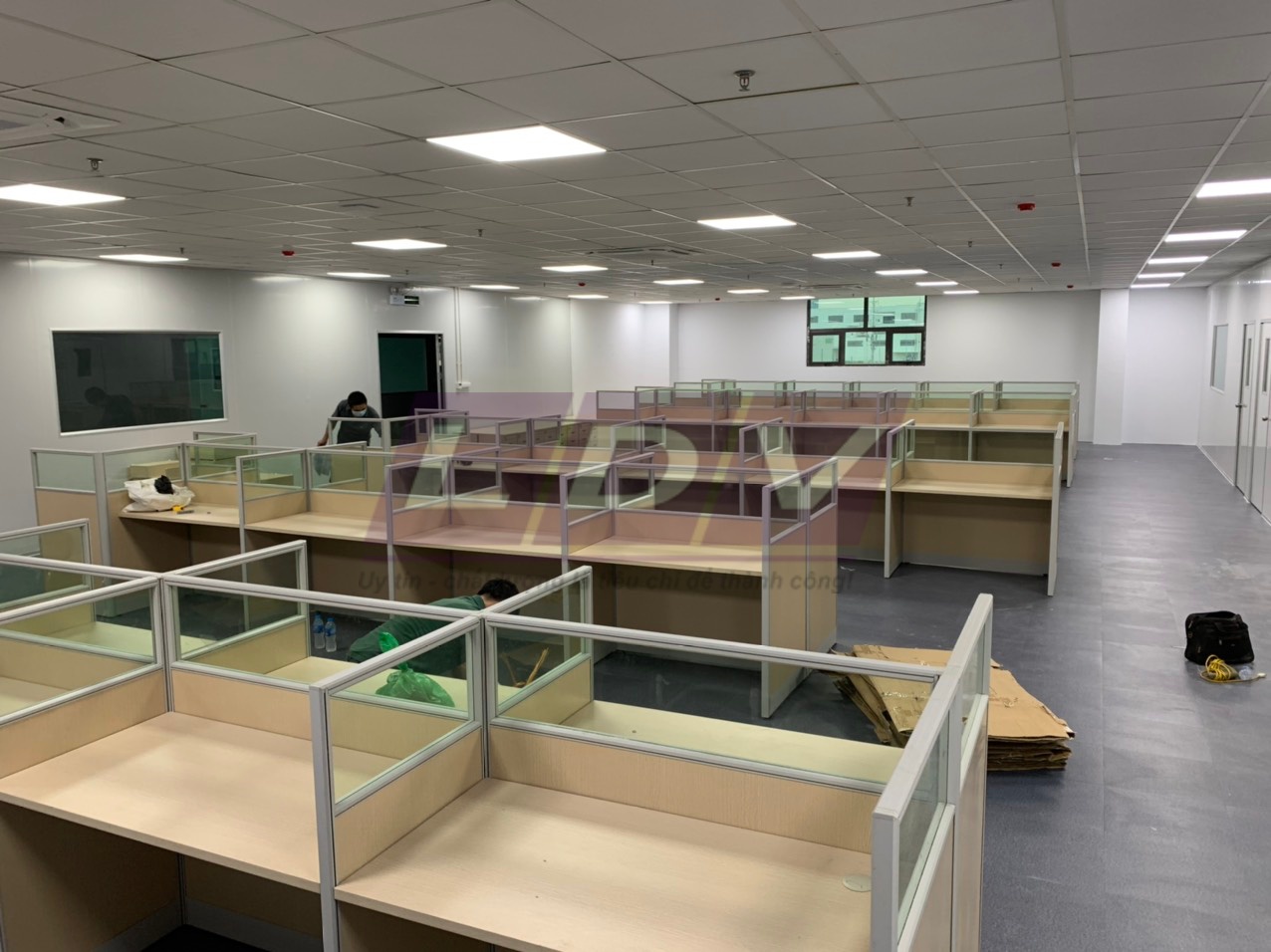 Dự án vách ngăn bàn làm việc - Bắc Giang