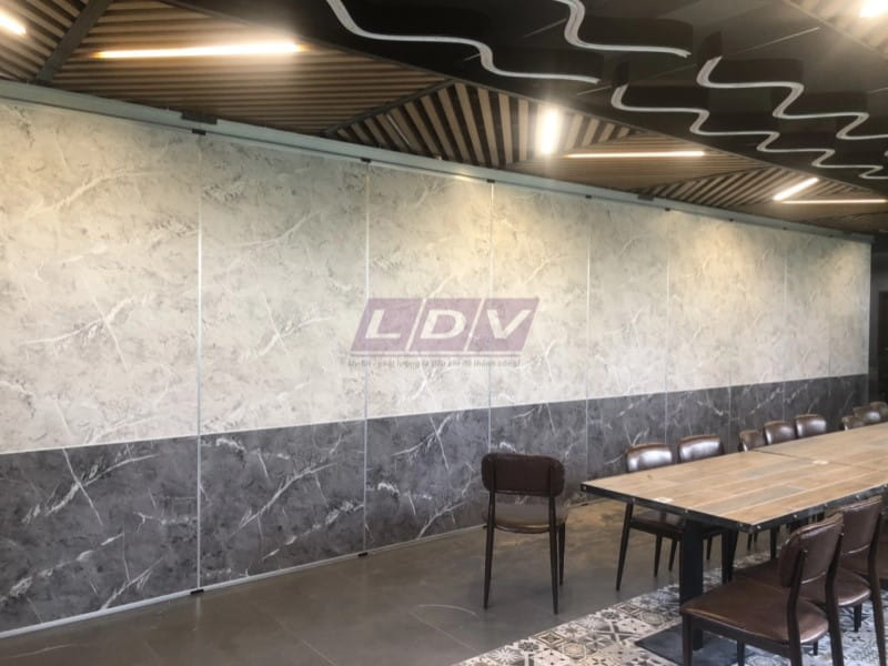 Vách ngăn gỗ công nghiệp