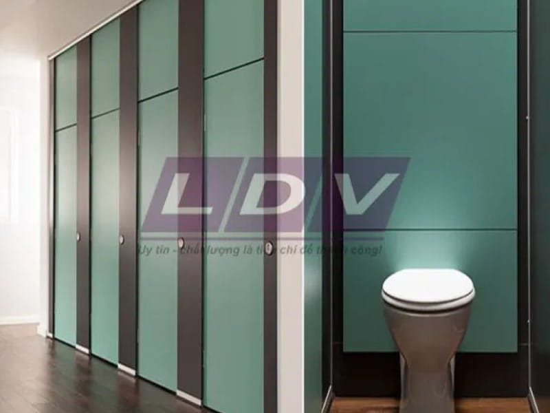 Vách ngăn laminate phủ melamine