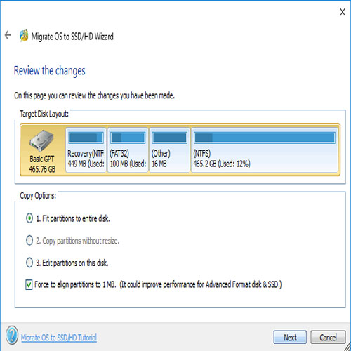 Chuyển hệ điều hành Windows sang ổ cứng mới SSD Với Partition Wizard