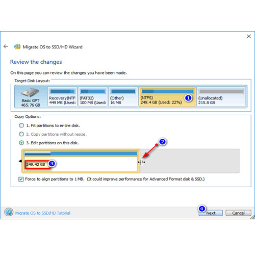 Chuyển hệ điều hành Windows sang ổ cứng mới SSD Với Partition Wizard