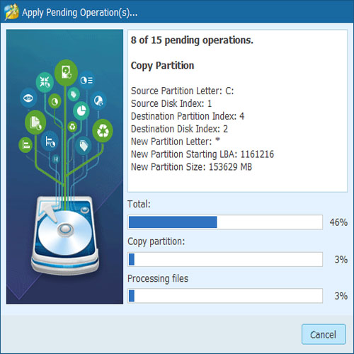 Chuyển hệ điều hành Windows sang ổ cứng mới SSD Với Partition Wizard