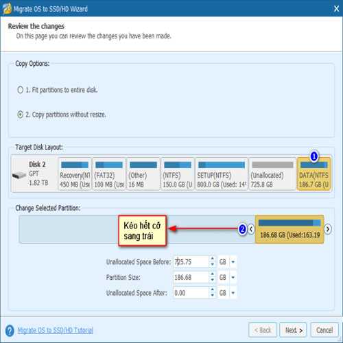 Chuyển hệ điều hành Windows sang ổ cứng mới SSD Với Partition Wizard