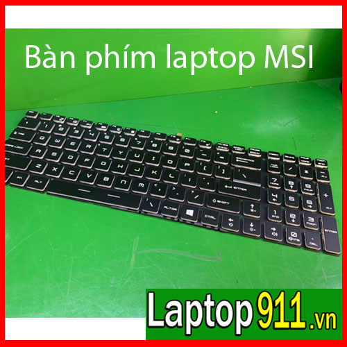 bàn phím laptop MSI GS63