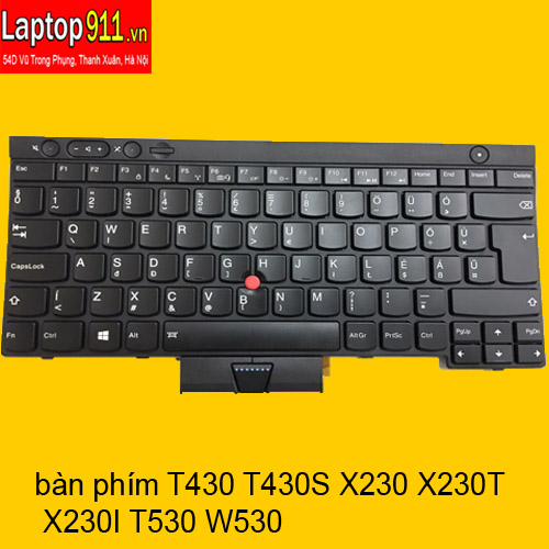 bàn phím lenovo X230I T530 W530