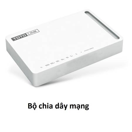 Chia cổng mạng 5 cổng Totolink