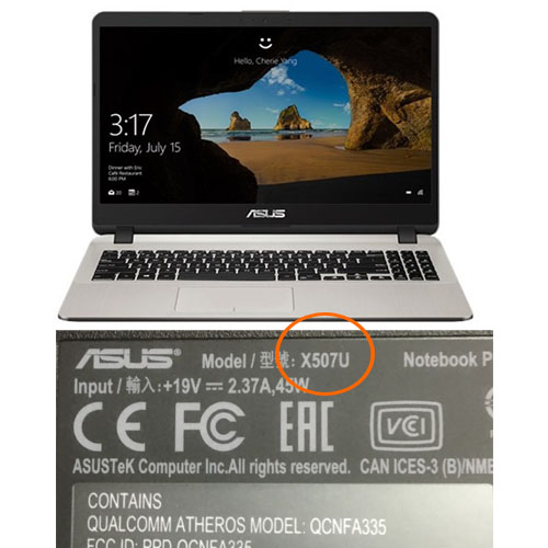 màn hình laptop asus x507u