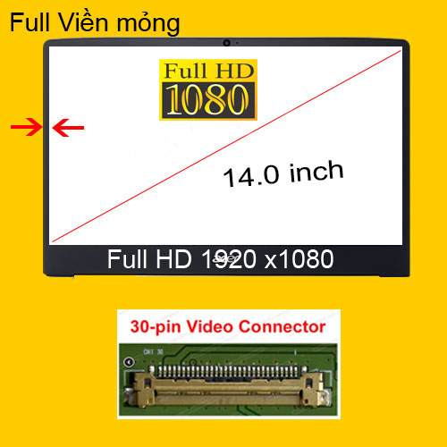 Màn hình laptop Asus A412D