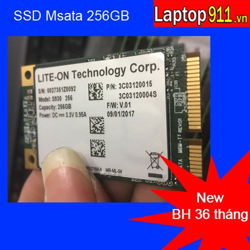 SSD Msata Liteon 256gb