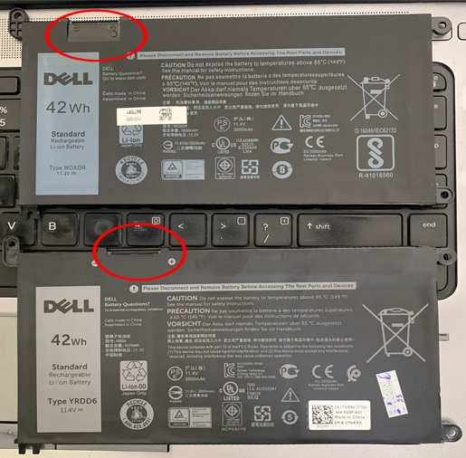 Pin laptop Dell Vostro 5590