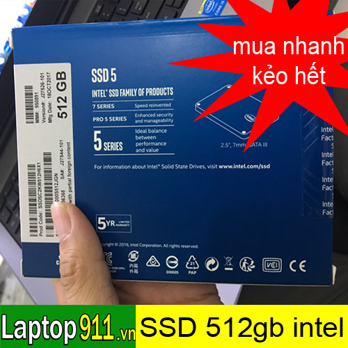 SSD 512gb intel 540S