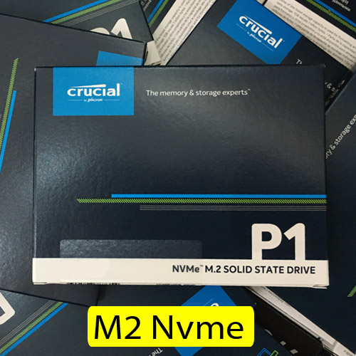 SSD Crucial P1 500GB NVMe 3D-NAND M.2 PCIe Gen3 x4