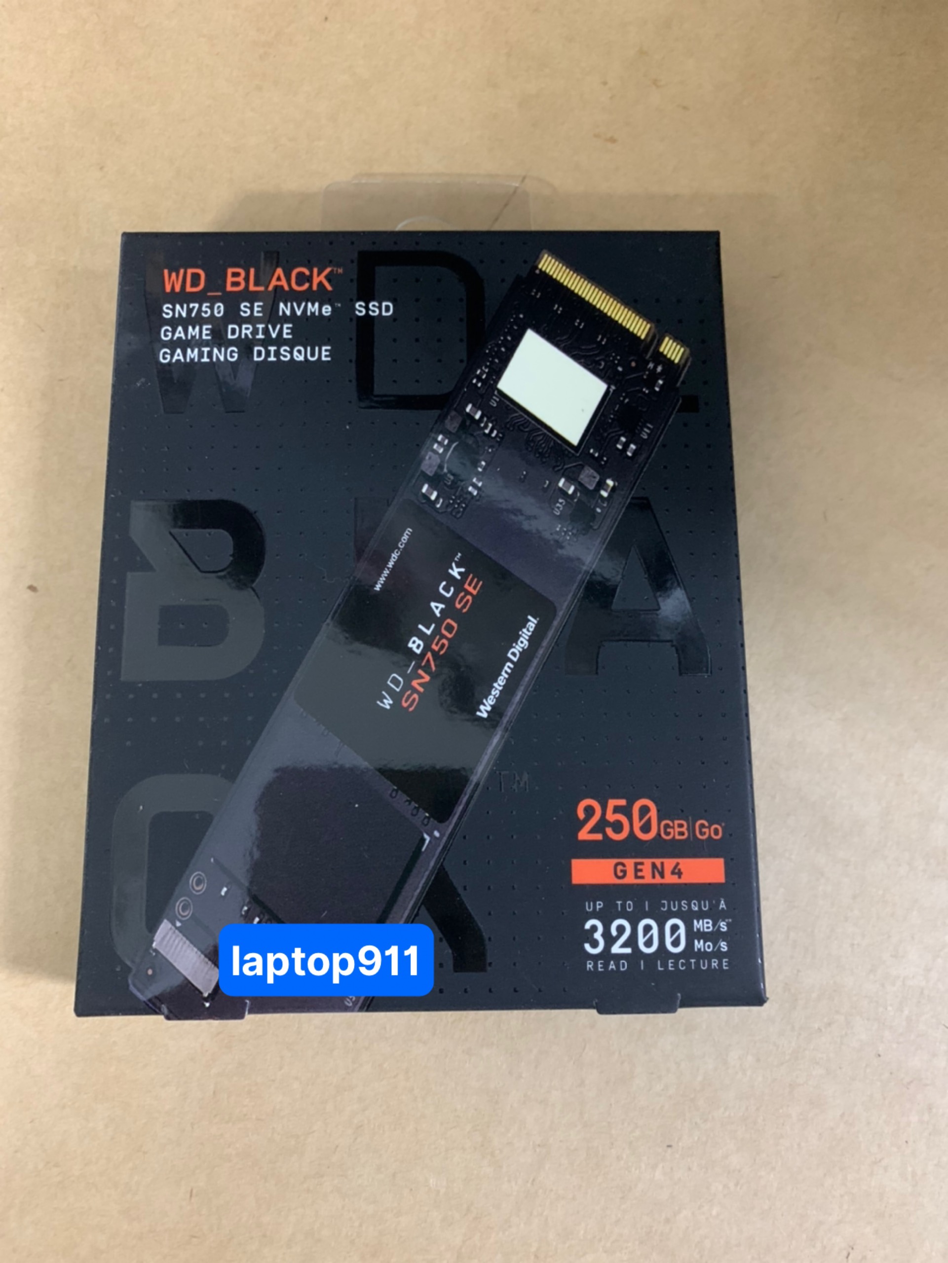 SSD nvme 250gb wd black Sn750