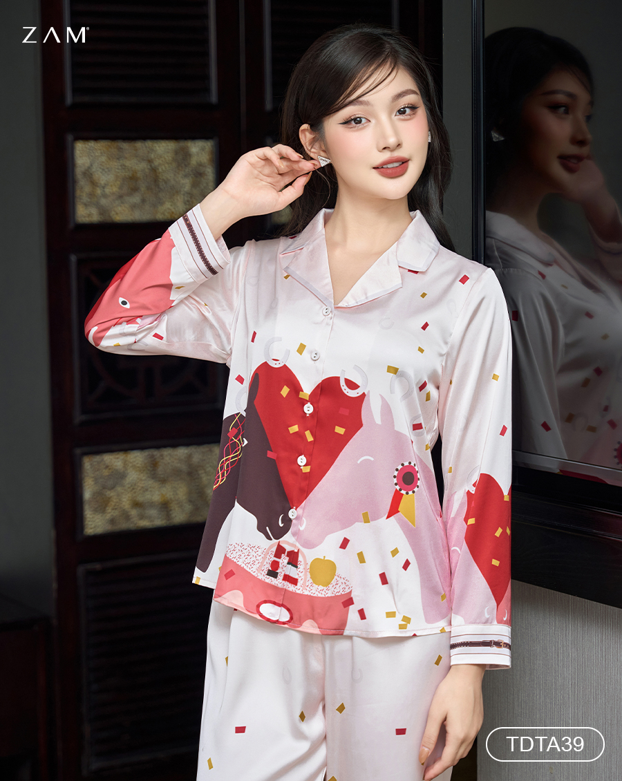 BỘ PIJAMA<br> DÀI TAY - QUẦN DÀI