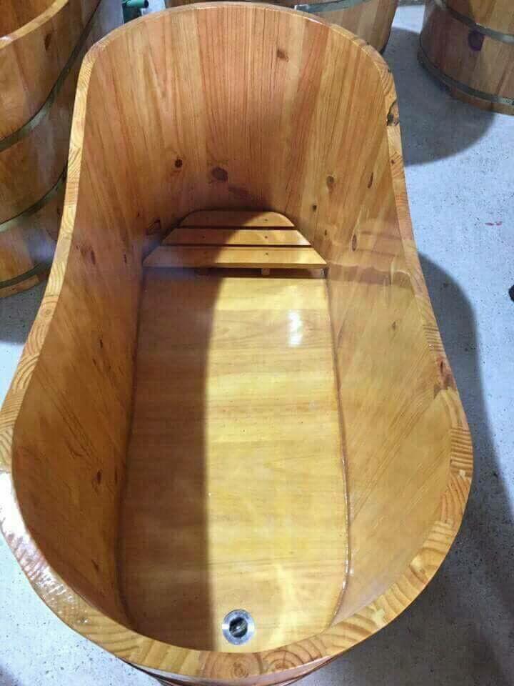 Bồn tắm xông hơi bằng gỗ