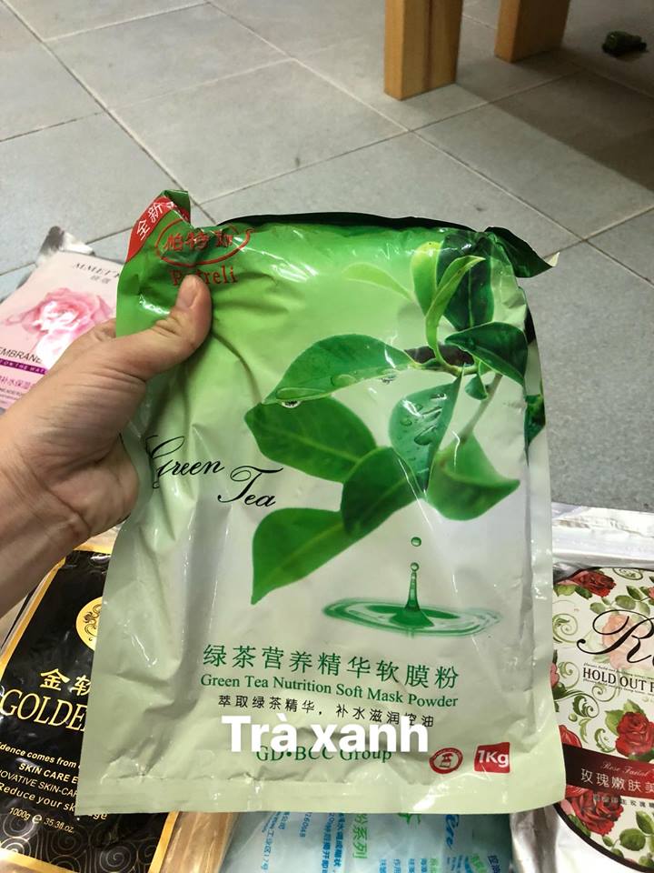 Bột mặt nạ trà xanh