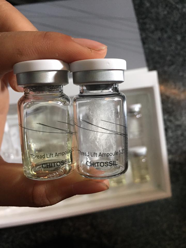 Chỉ tơ tằm sinh học chitossil