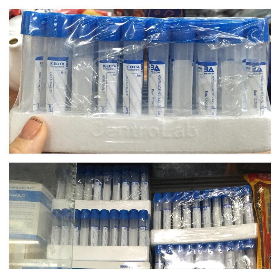 Ống đựng máu xét nghiệm