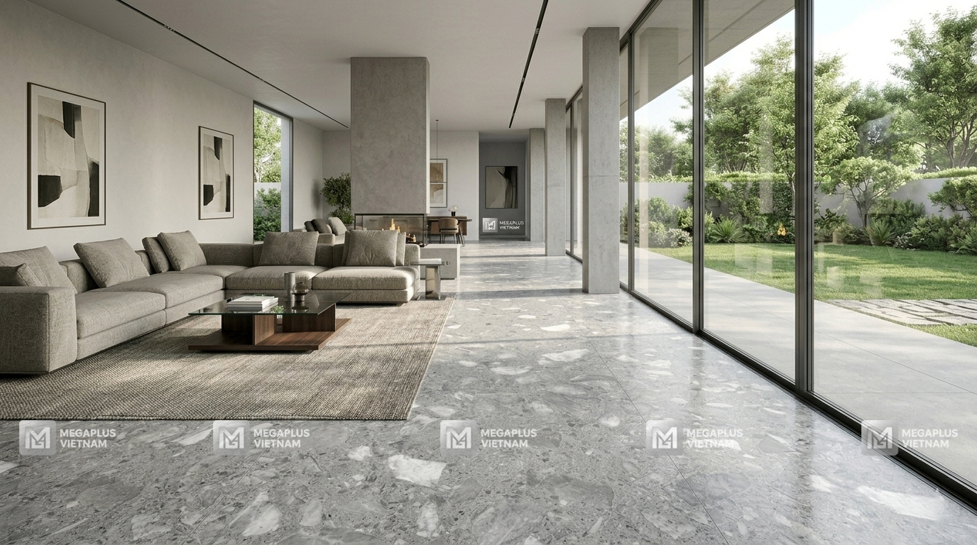 Thi công gạch Cotto Mikado 400x600mm cho sân vườn Thi công gạch Cotto Mikado 400x600mm cho sân vườn