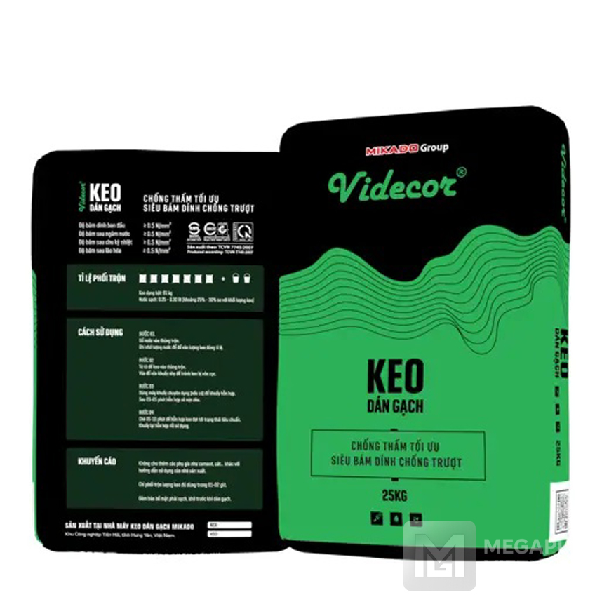 Keo dán gạch Videcor Mikado Group chuyên dụng Các dòng sản phẩm keo dán gạch Videcor Mikado Group