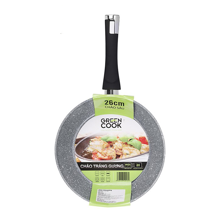 chảo tráng gương Greencook GCP04-26