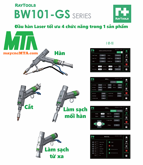 đầu hàn laser