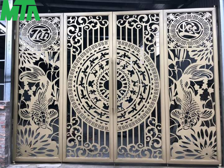 mẫu cổng sắt cnc