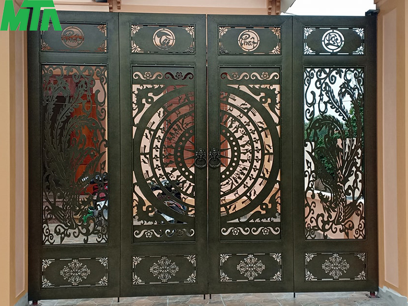 mẫu cổng sắt cnc