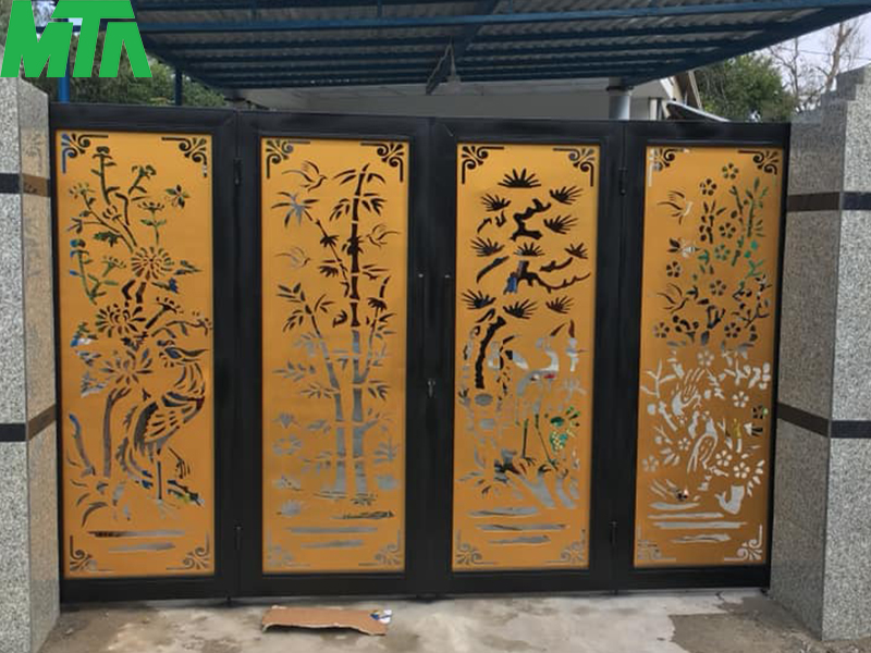 mẫu cổng sắt cnc