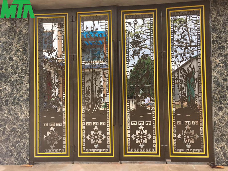 mẫu cổng sắt cnc