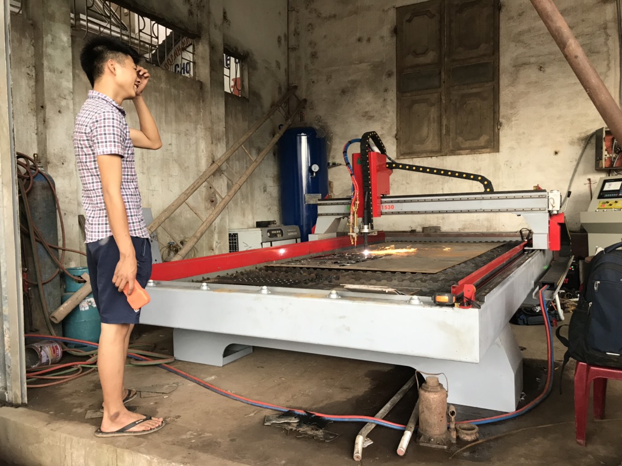 hướng dẫn vận hành máy cắt plasma cnc